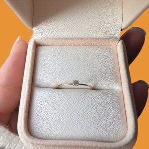 18k Gold Plated Micro Ring